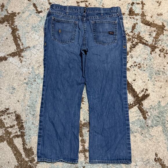 Ariat FR Fire Resistant M4 Low Rise Boot Jeans Size 40x28 Workwear Bootcut - Picture 2 of 5